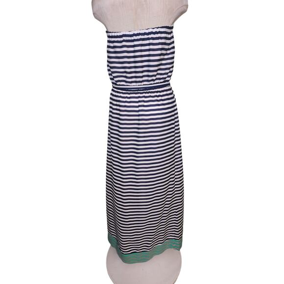 THML‎ Strapless Maxi Dress Lined Slit Front Skirt Size M - Picture 2 of 5